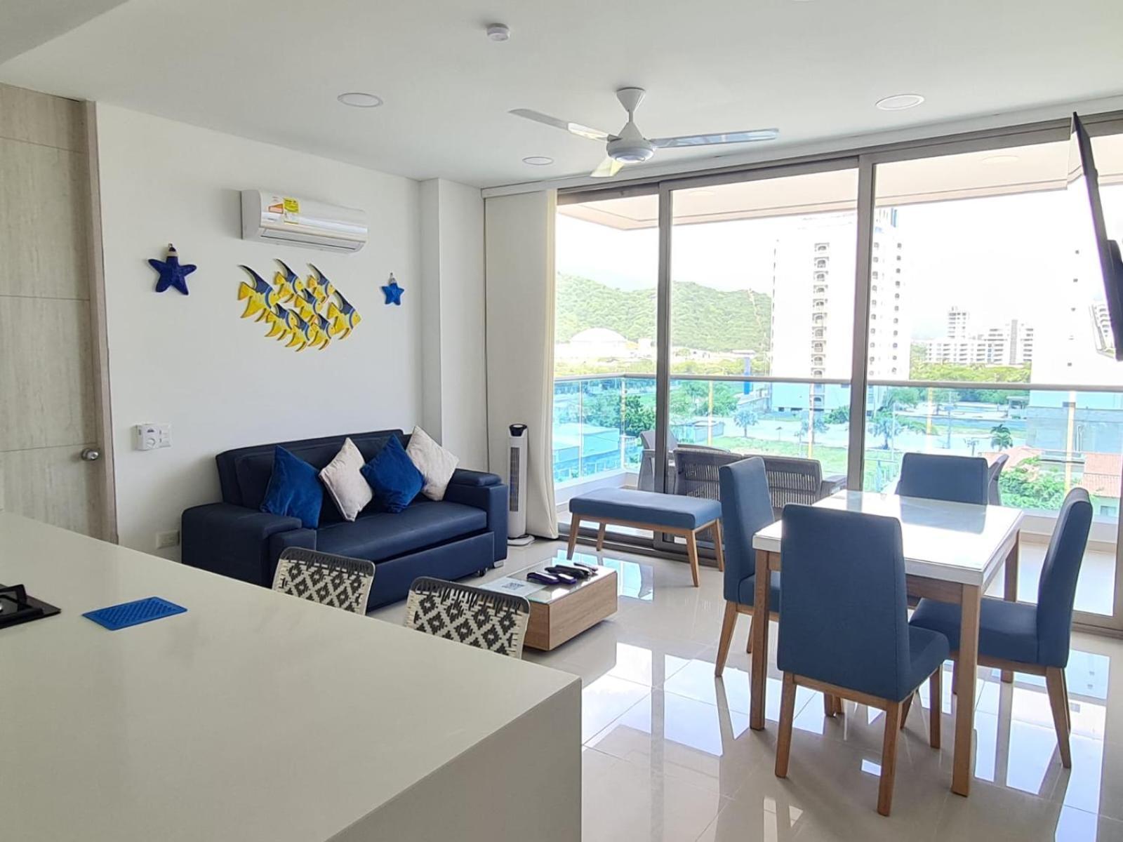 Apartamento En Samaria Club De Playa Privada Salida Directa Al Mar En Pozos Colorados Cerca A Zazue, Estelar, Playa Bello Horizonte, Cabo Tortuga #1 サンタ・マルタ エクステリア 写真